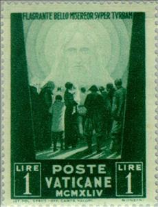 Stamp, For the victems of war, Vatican City,  , Second World War, Special Occasions