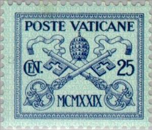 Stamp, Papal coat of arms, Vatican City,  , Coats of Arms