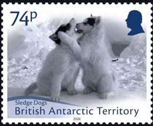 Stamp, Sledge Dogs, British Antarctic Territory (BAT),  , Dogs