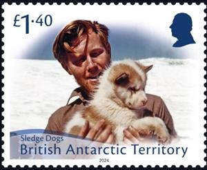 Stamp, Sledge Dogs, British Antarctic Territory (BAT),  , Dogs