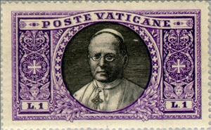 Stamp, Pope Pius XI, Vatican City,  , Popes