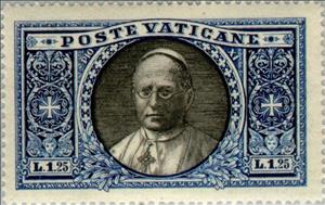 Stamp, Pope Pius XI, Vatican City,  , Popes
