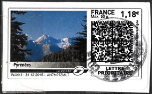 Stamp, Pyrenees, France,  , Landscapes, Mountains