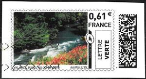 Stamp, White Water river, France,  , Landscapes, Rivers