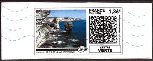 Stamp, White,Cliffs, France,  , Coastal Areas, Landscapes, Rocks