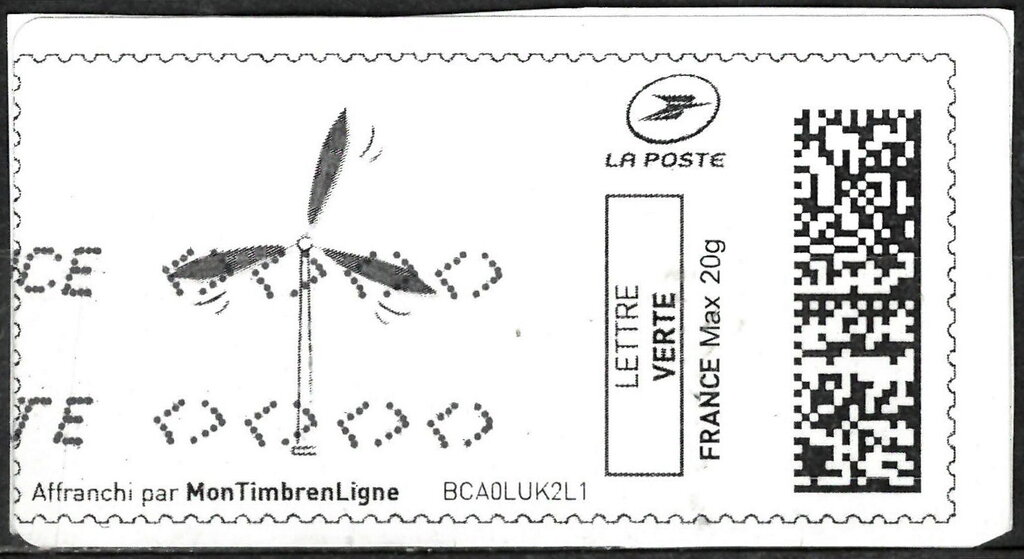 Wind Power in black