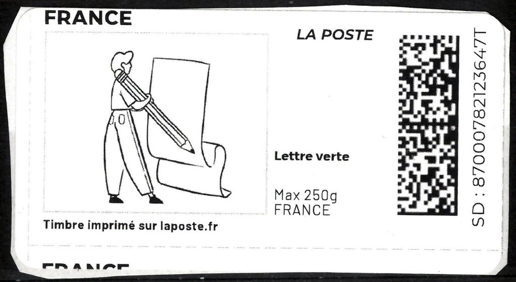 Writing with a Giant Pencil without laposte logo