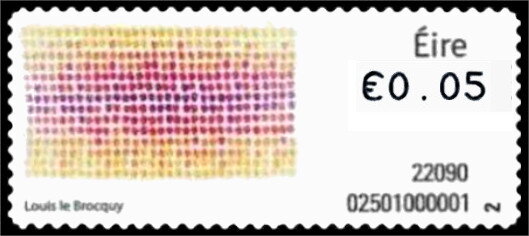 Design of 1973 EU Admission by Louis le Brocquy