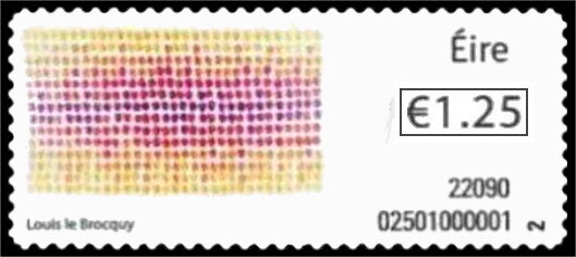 Design of 1973 EU Admission by Louis le Brocquy