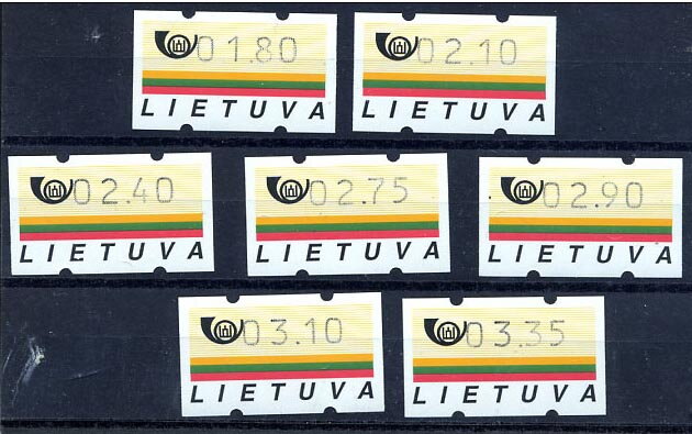 1998 Automat Stamp Set
