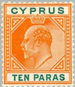 Stamp, King Edward VII, Cyprus,  , Heads of State, Kings