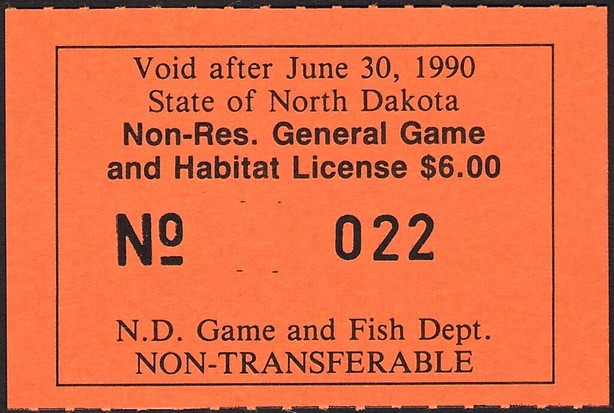 Non-Res. General Game and Habitat License