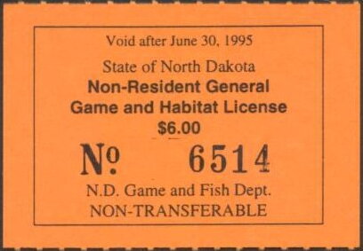 Non-Resident General Game and Habitat License