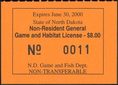 Non-Resident General Game and Habitat License