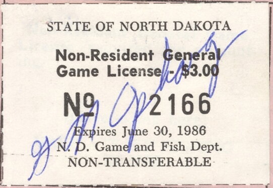 Non-Resident General Game License