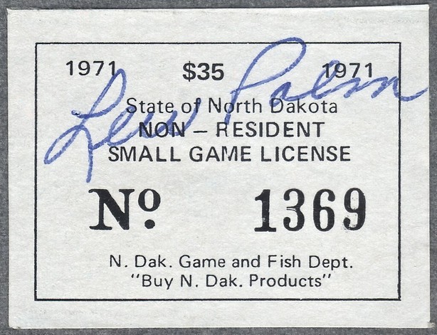 Non-Resident Small Game License