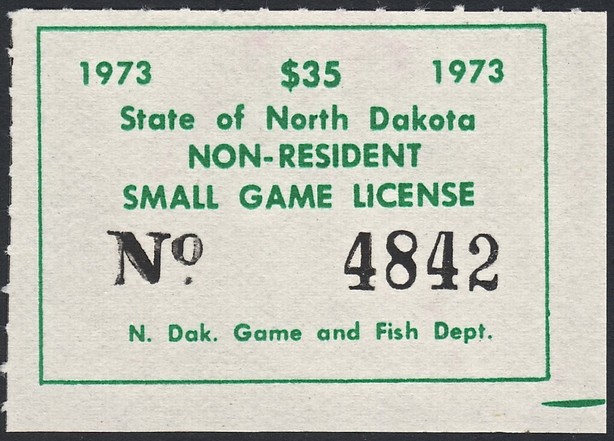 Non-Resident Small Game License