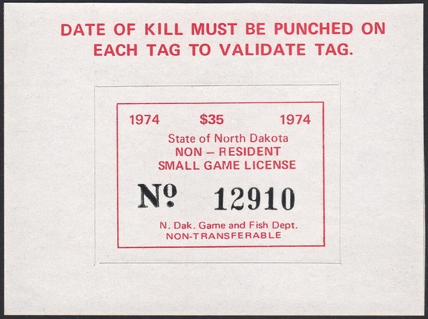 Non-Resident Small Game License