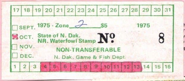 NR. Waterfowl Stamp