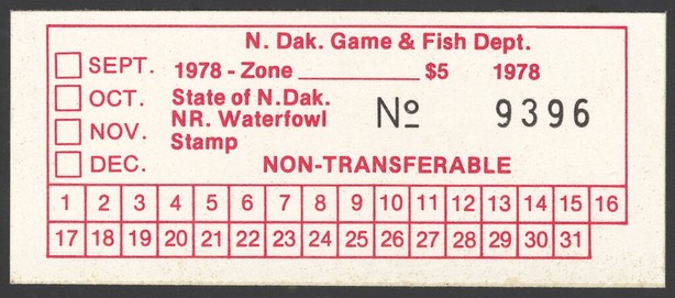 NR. Waterfowl Stamp
