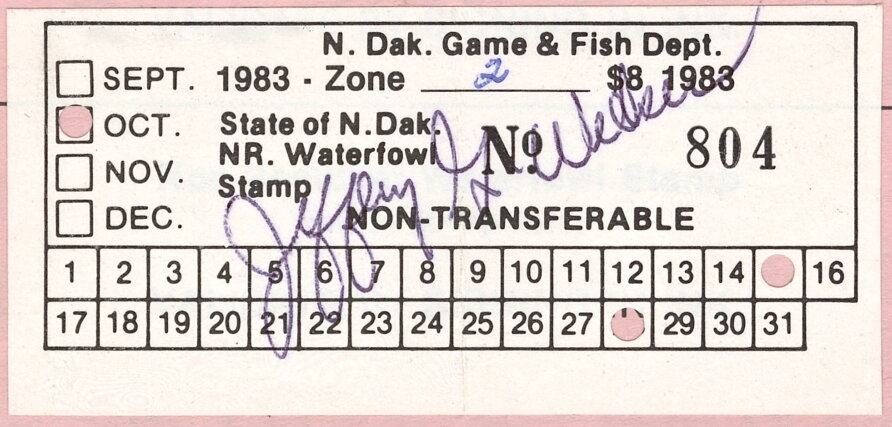 NR. Waterfowl Stamp