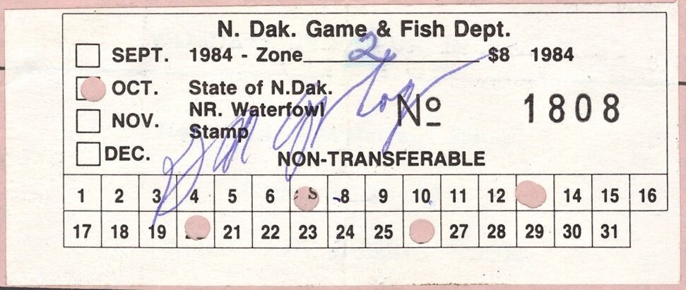 NR. Waterfowl Stamp