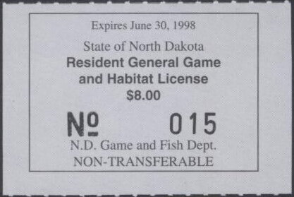 Resident General Game and Habitat License