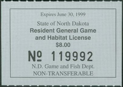 Resident General Game and Habitat License