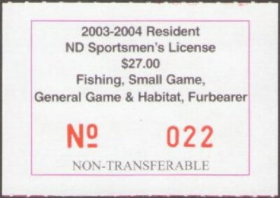 Resident Sportsmens License