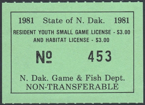 Resident Youth Small Game License and Habitat License