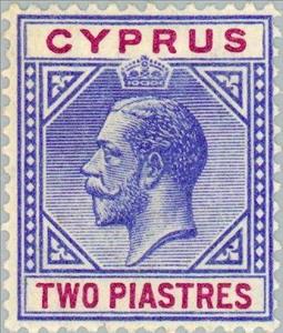 Stamp, King George V, Cyprus,  , Heads of State, Kings