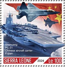 Shenyang FC-31 Chinese Aircraft Carrier Fujian