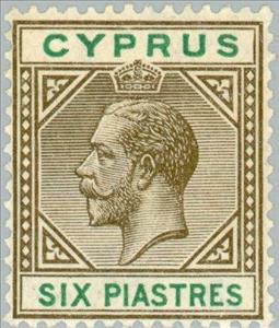 Stamp, King George V, Cyprus,  , Heads of State, Kings