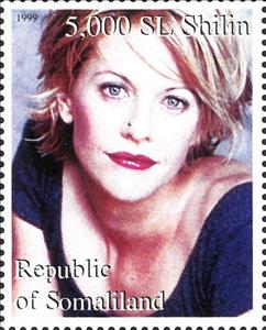 Stamp, Meg Ryan, Somaliland,  , Actors, Famous People, Women
