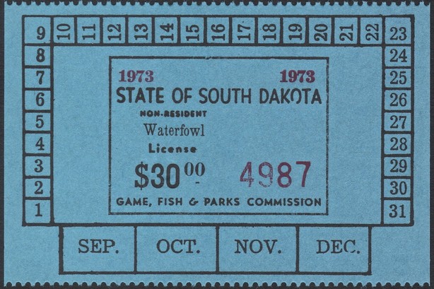 Non-resident Waterfowl License