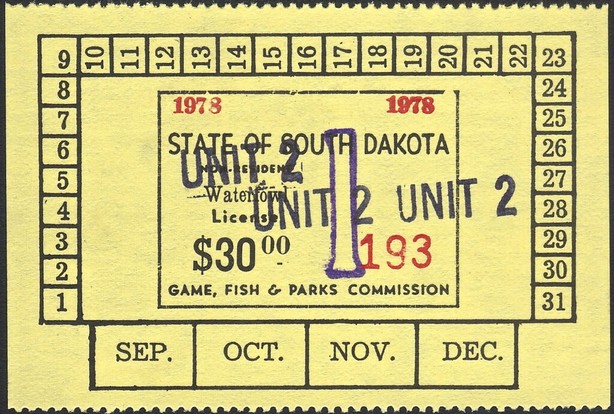 Non-resident Waterfowl License