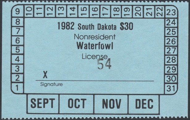 Nonresident Waterfowl License