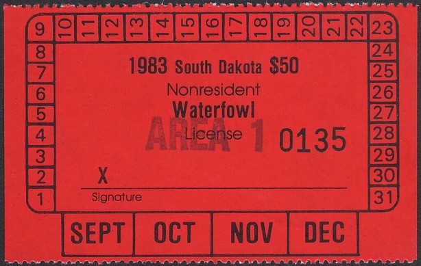 Nonresident Waterfowl License