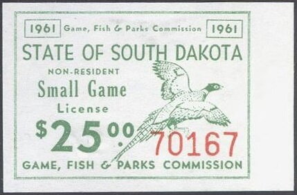 Stamp, Pheasant, South Dakota (SD),  , Animals (Fauna), Birds, Hunting, Pheasants