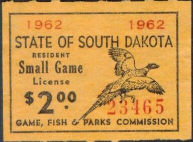 Stamp, Pheasant, South Dakota (SD),  , Animals (Fauna), Birds, Hunting, Pheasants