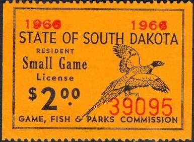 Stamp, Pheasant, South Dakota (SD),  , Animals (Fauna), Birds, Hunting, Pheasants