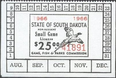 Stamp, Pheasant, South Dakota (SD),  , Animals (Fauna), Birds, Hunting, Pheasants