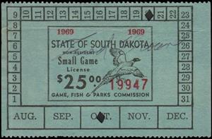 Stamp, Pheasant, South Dakota (SD),  , Animals (Fauna), Birds, Hunting, Pheasants