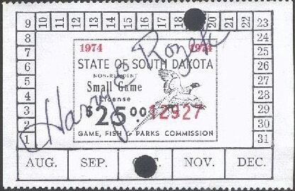 Stamp, Pheasant, South Dakota (SD),  , Animals (Fauna), Birds, Hunting, Pheasants