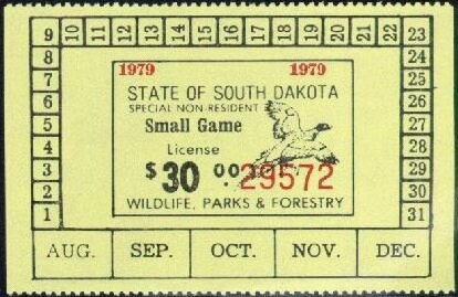 Stamp, Pheasant, South Dakota (SD),  , Animals (Fauna), Birds, Hunting, Pheasants