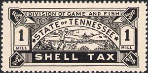 Stamp, Hunter, Tennessee (TN),  , Animals (Fauna), Dogs, Hunting, Mammals, Weapons