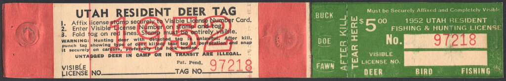 Resident Fishing & Hunting License