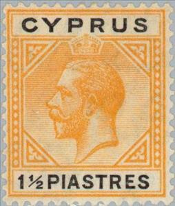 Stamp, King George V, Cyprus,  , Heads of State, Kings