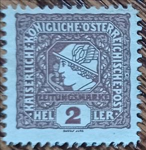 Stamp, Mercurius, Austria,  , Gods and goddesses, Mythology