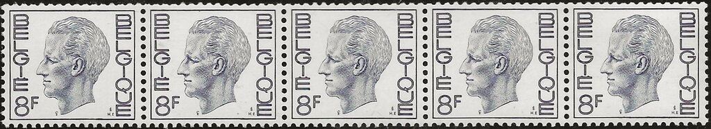 King Baudouin Type "Elström" - Coil stamp
